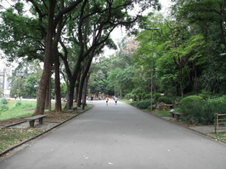 Meditando no Parque da Aclimação