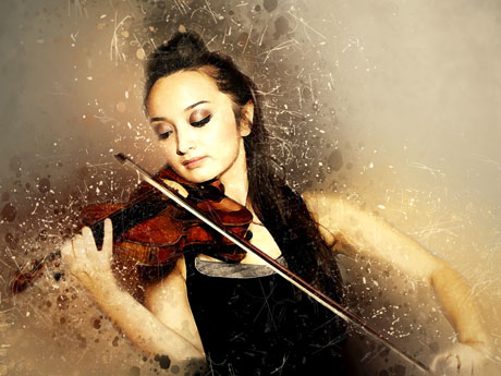 Musica ao som de violinos