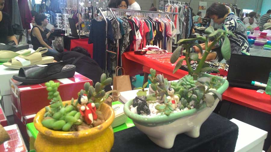 Gastronomia japonesa, saúde e karaokê em Bazar na Catedral Budista Nikkyoji
