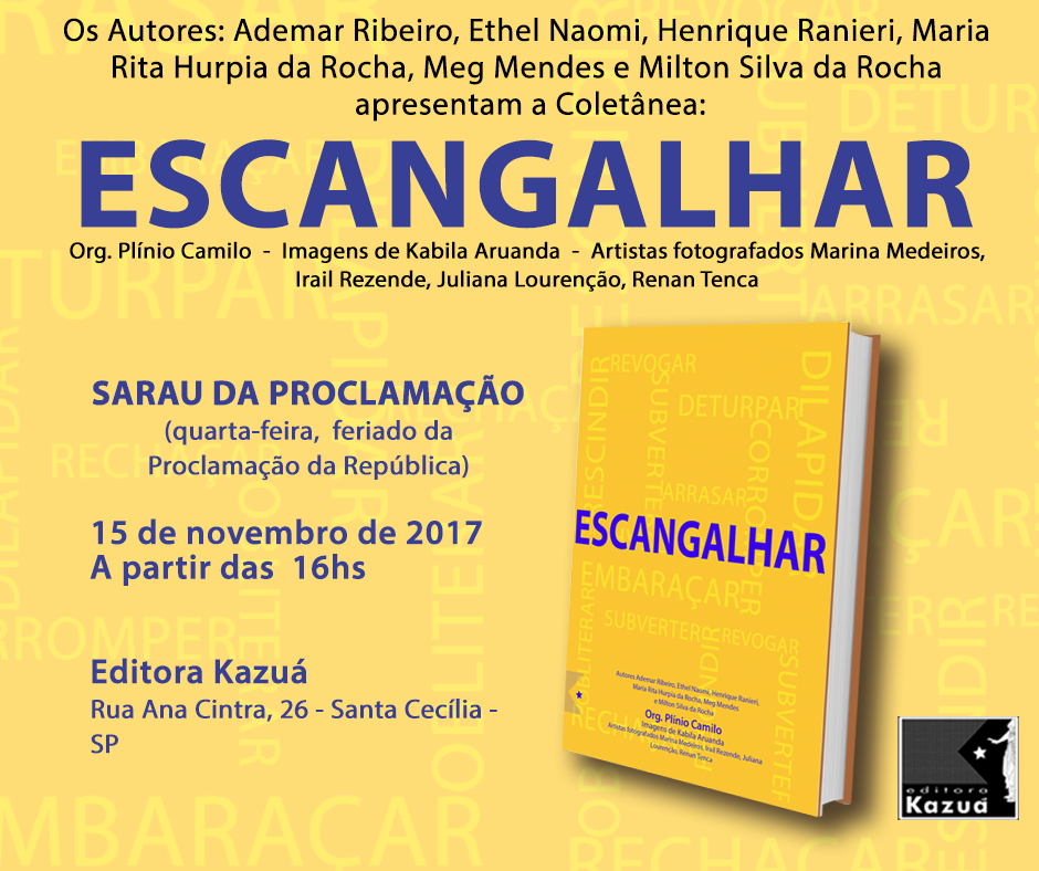 Lançamento do Livro de Contos Escangalhar